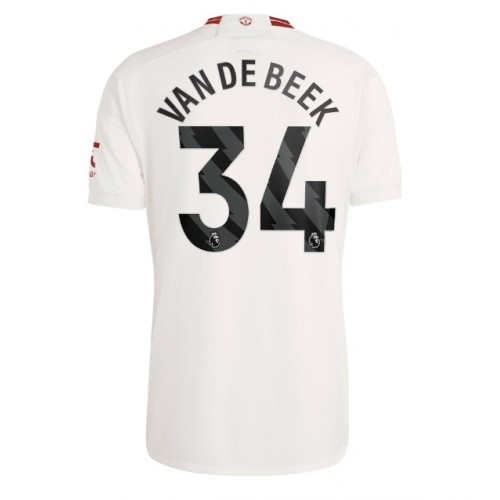 Maillot de foot Manchester United Donny van de Beek #34 Troisième 2023-24 Manches Courte